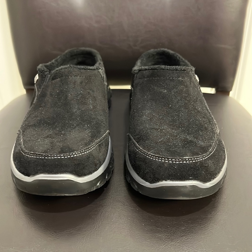 Sketchers Relaxed Fit Air Cooled Memory Foam size 8.5 black shoe